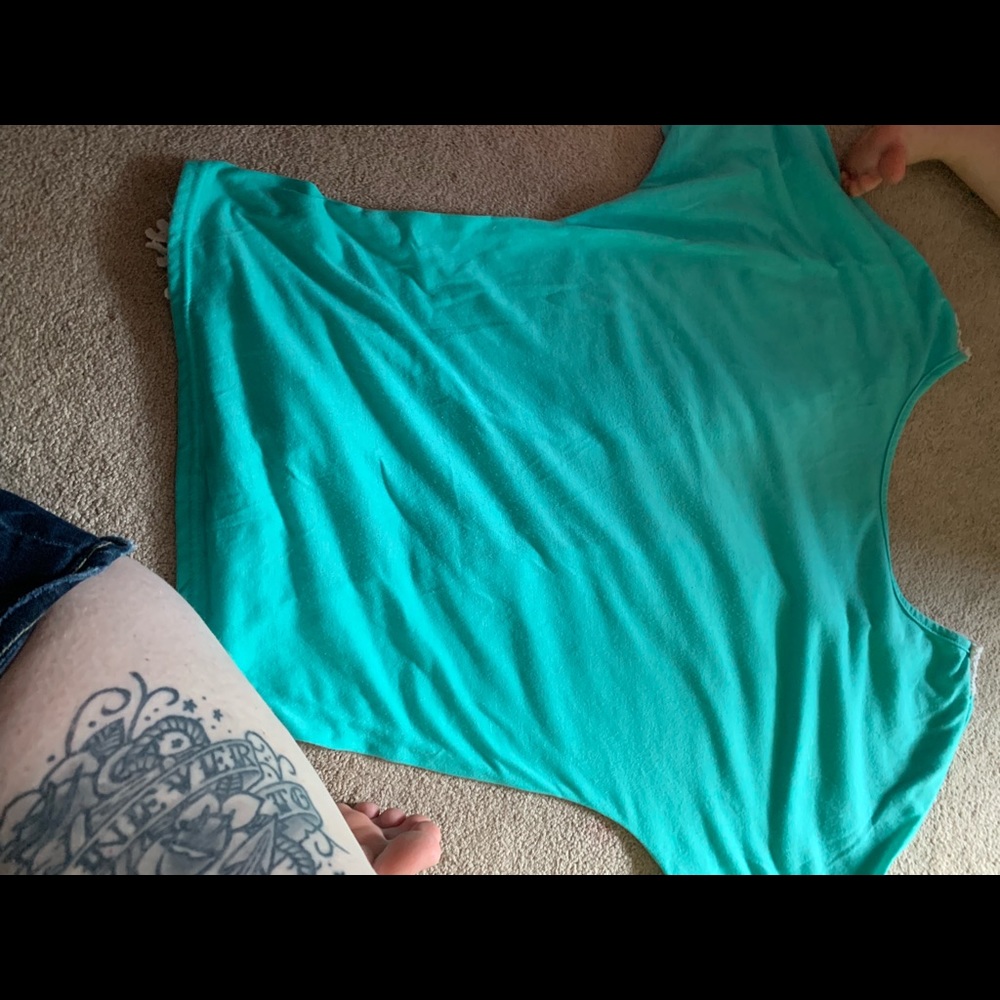 Open back shirt